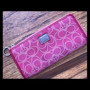 Pink Coach wallet